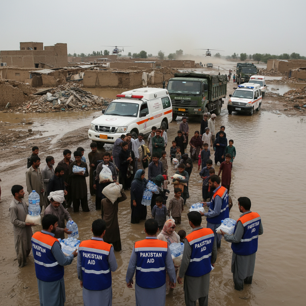 PM Shehbaz Directs NDMA to Maximize Flood Relief Aid